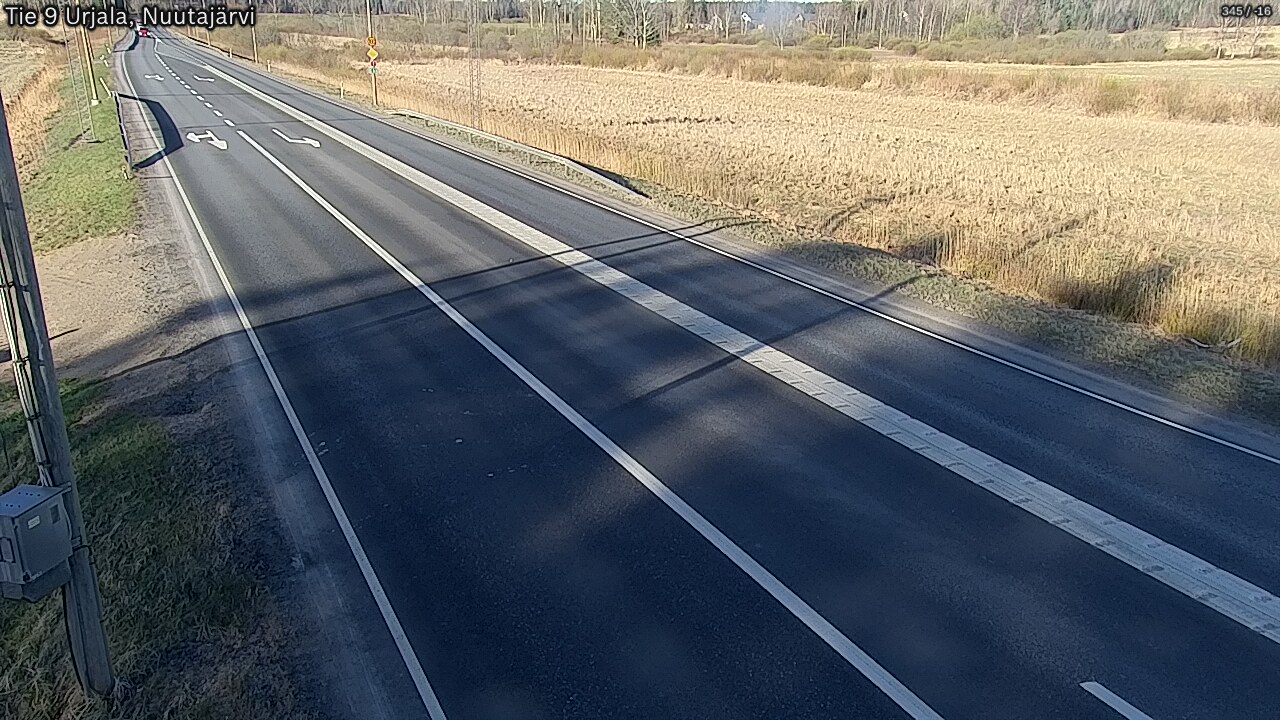 Kelikamerat Kuva Tie 9 Urjala, Nuutajärvi, Urjala, Pirkanmaa