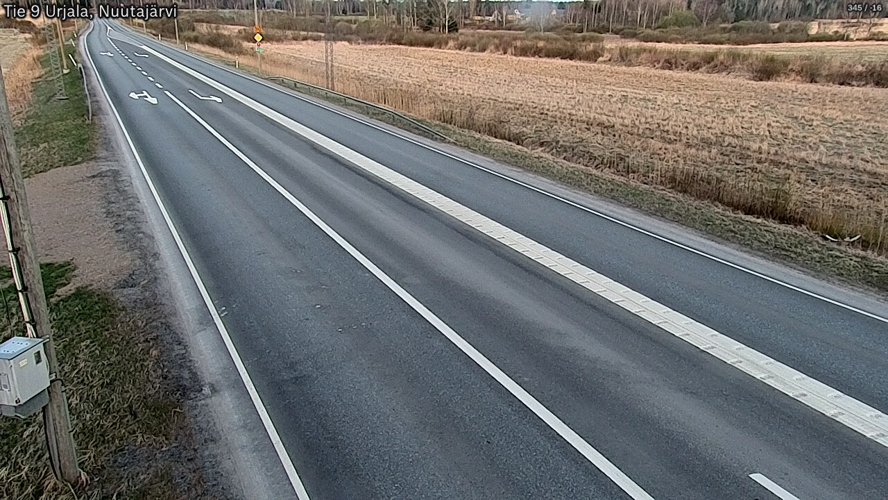 Weather Camera Image Road 9 Urjala, Nuutajärvi, Urjala, Pirkanmaa