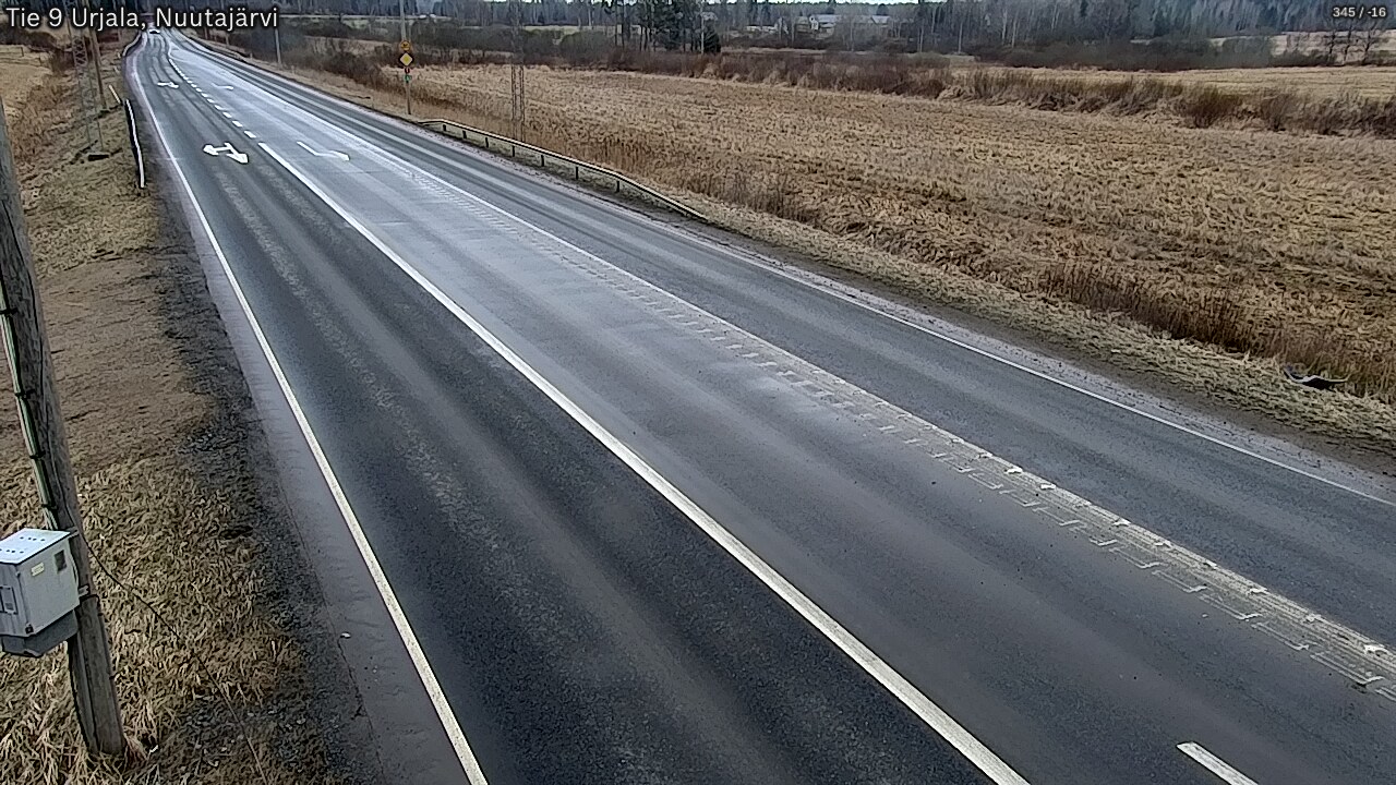 Weather Camera Image Road 9 Urjala, Nuutajärvi, Urjala, Pirkanmaa