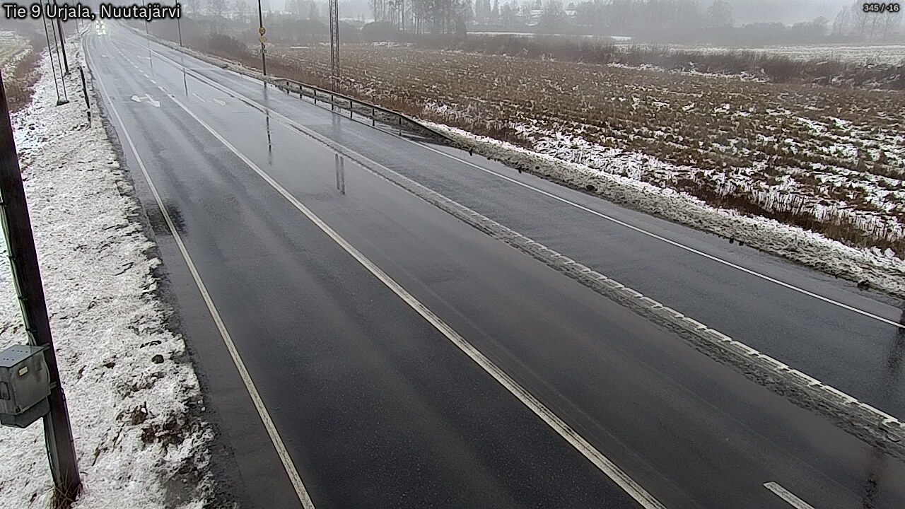 Weather Camera Image Road 9 Urjala, Nuutajärvi, Urjala, Pirkanmaa