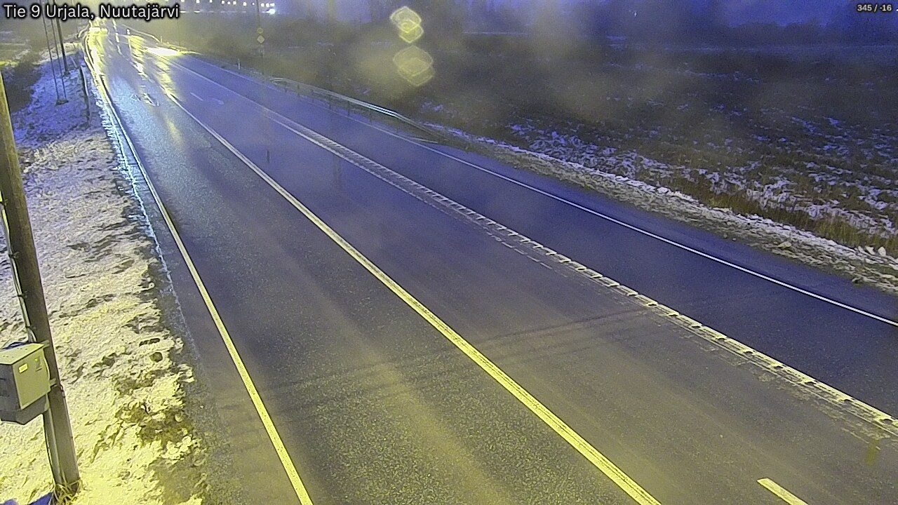 Weather Camera Image Road 9 Urjala, Nuutajärvi, Urjala, Pirkanmaa