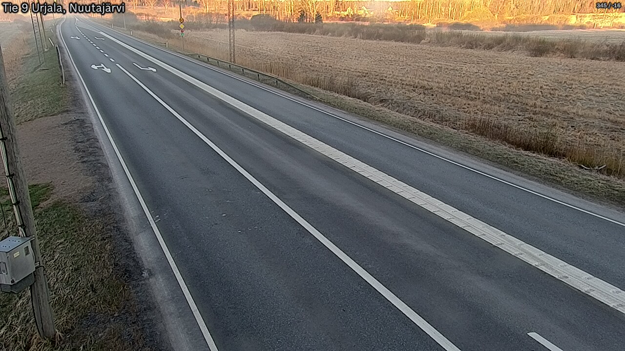 Kelikamerat Kuva Tie 9 Urjala, Nuutajärvi, Urjala, Pirkanmaa
