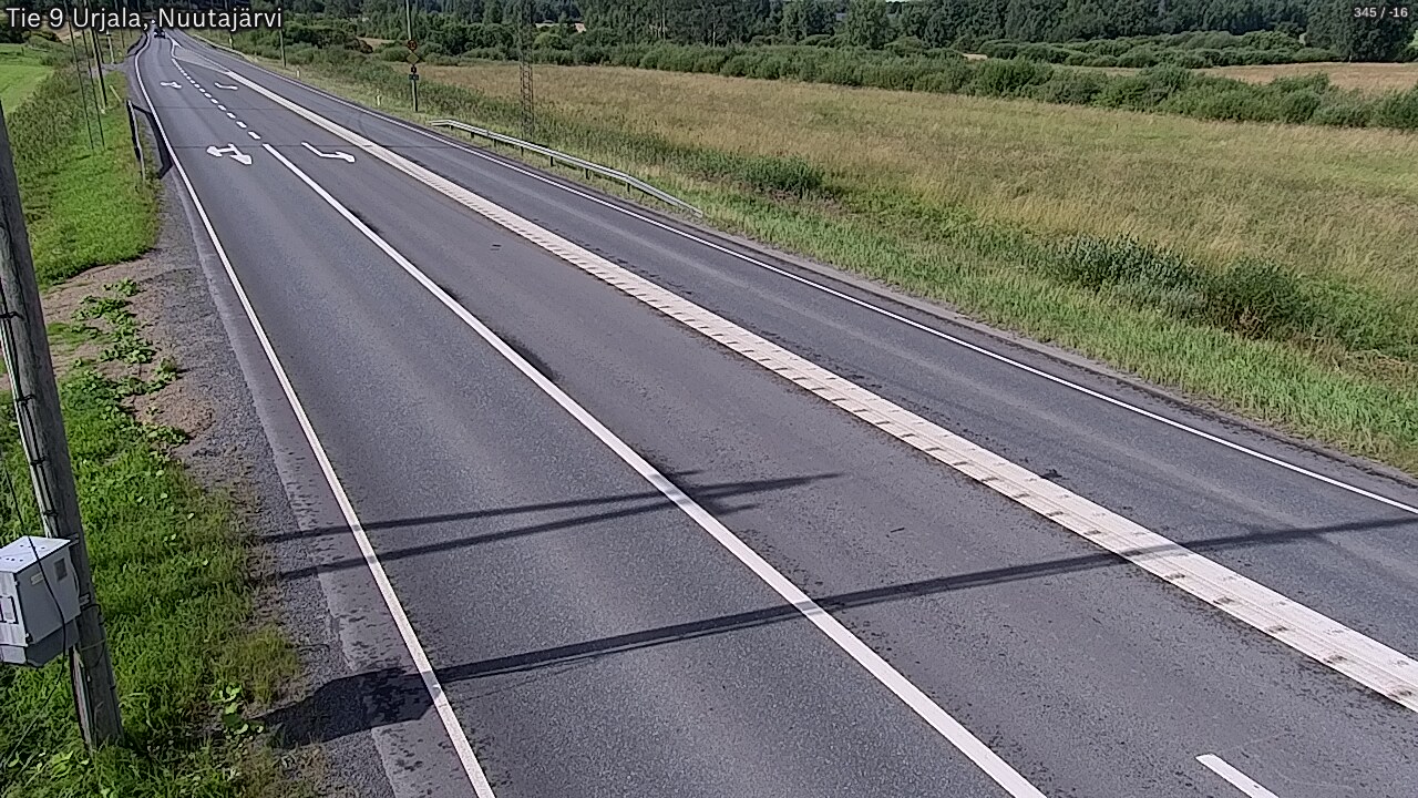 Kelikamerat Kuva Tie 9 Urjala, Nuutajärvi, Urjala, Pirkanmaa