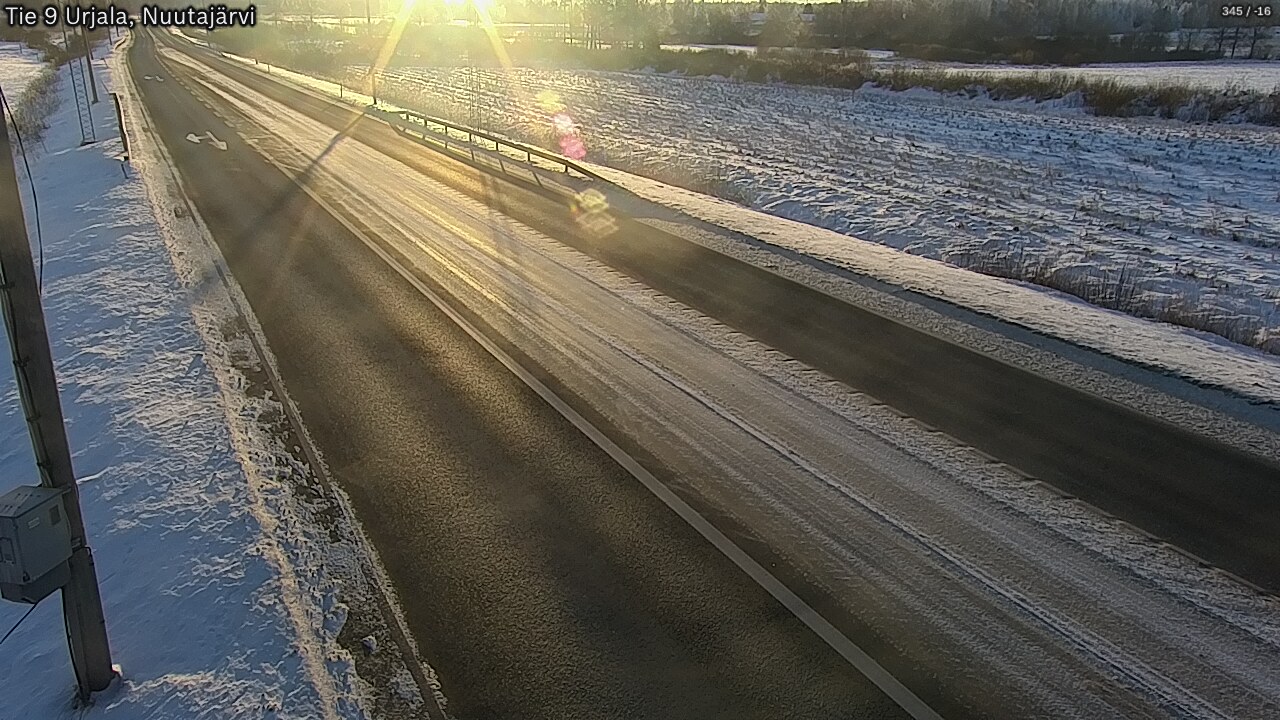 Kelikamerat Kuva Tie 9 Urjala, Nuutajärvi, Urjala, Pirkanmaa