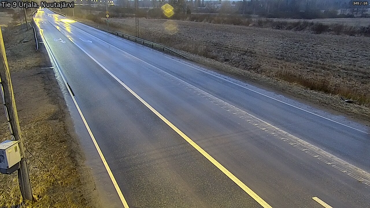 Kelikamerat Kuva Tie 9 Urjala, Nuutajärvi, Urjala, Pirkanmaa