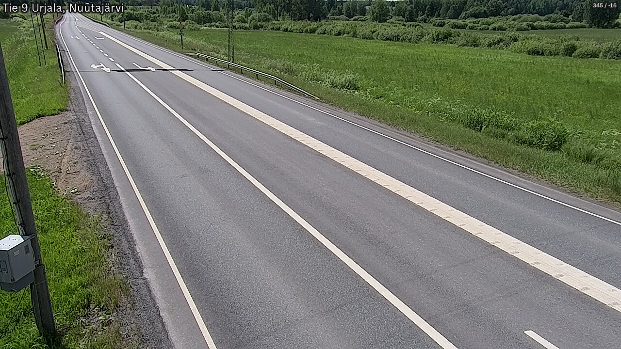 Kelikamerat Kuva Tie 9 Urjala, Nuutajärvi, Urjala, Pirkanmaa