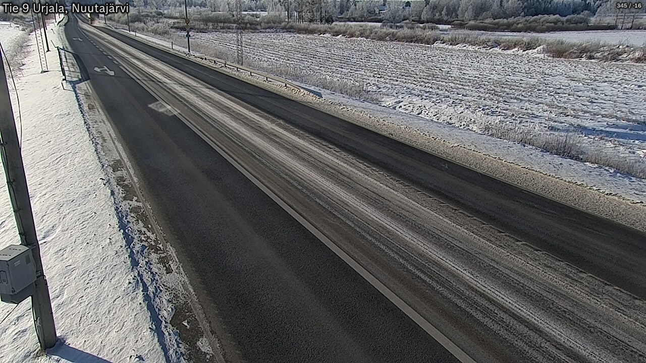 Weather Camera Image Väg 9 Urjala, Notsjö, Urjala, Pirkanmaa