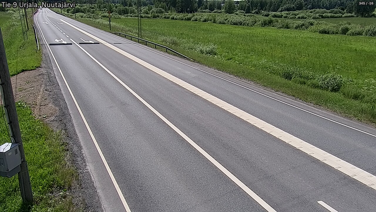 Kelikamerat Kuva Tie 9 Urjala, Nuutajärvi, Urjala, Pirkanmaa