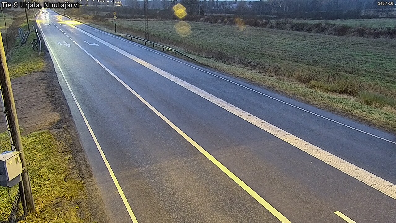 Kelikamerat Kuva Tie 9 Urjala, Nuutajärvi, Urjala, Pirkanmaa