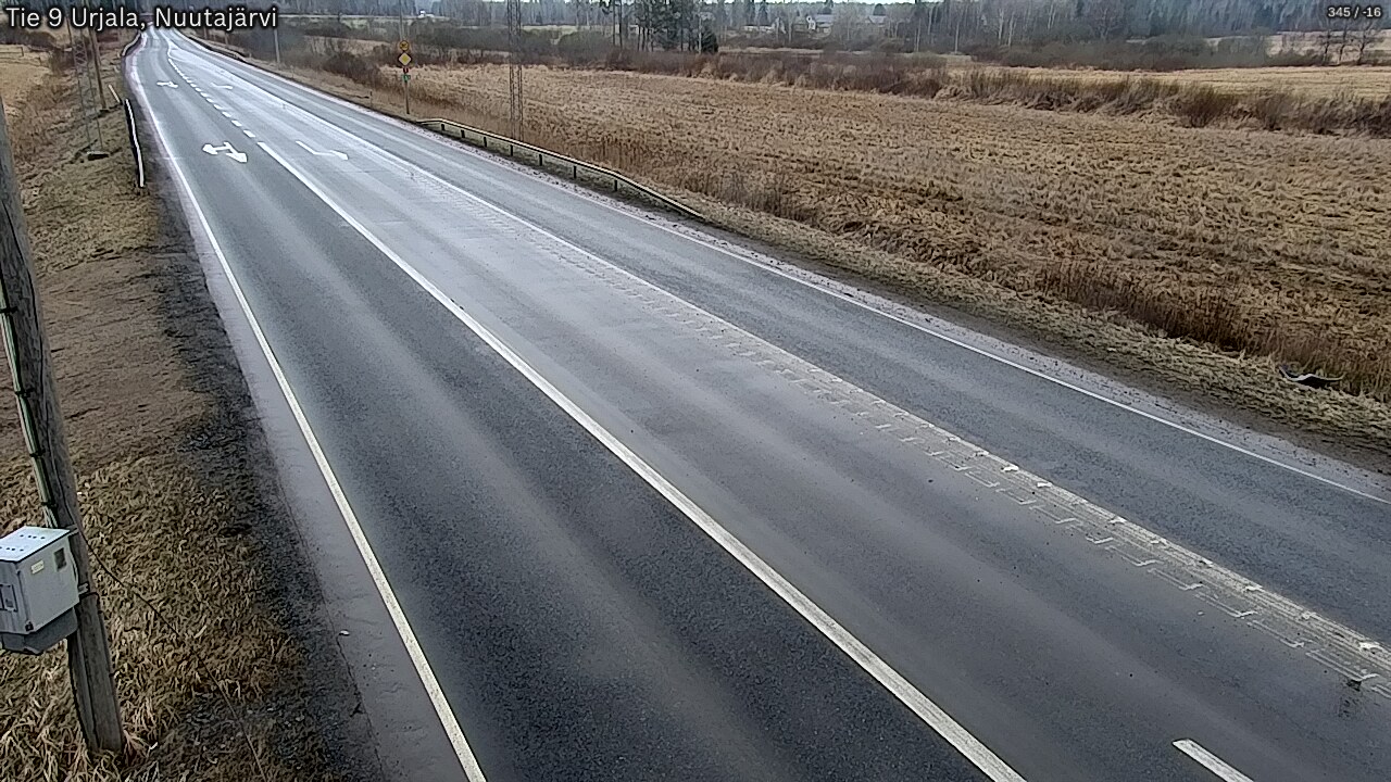Weather Camera Image Road 9 Urjala, Nuutajärvi, Urjala, Pirkanmaa