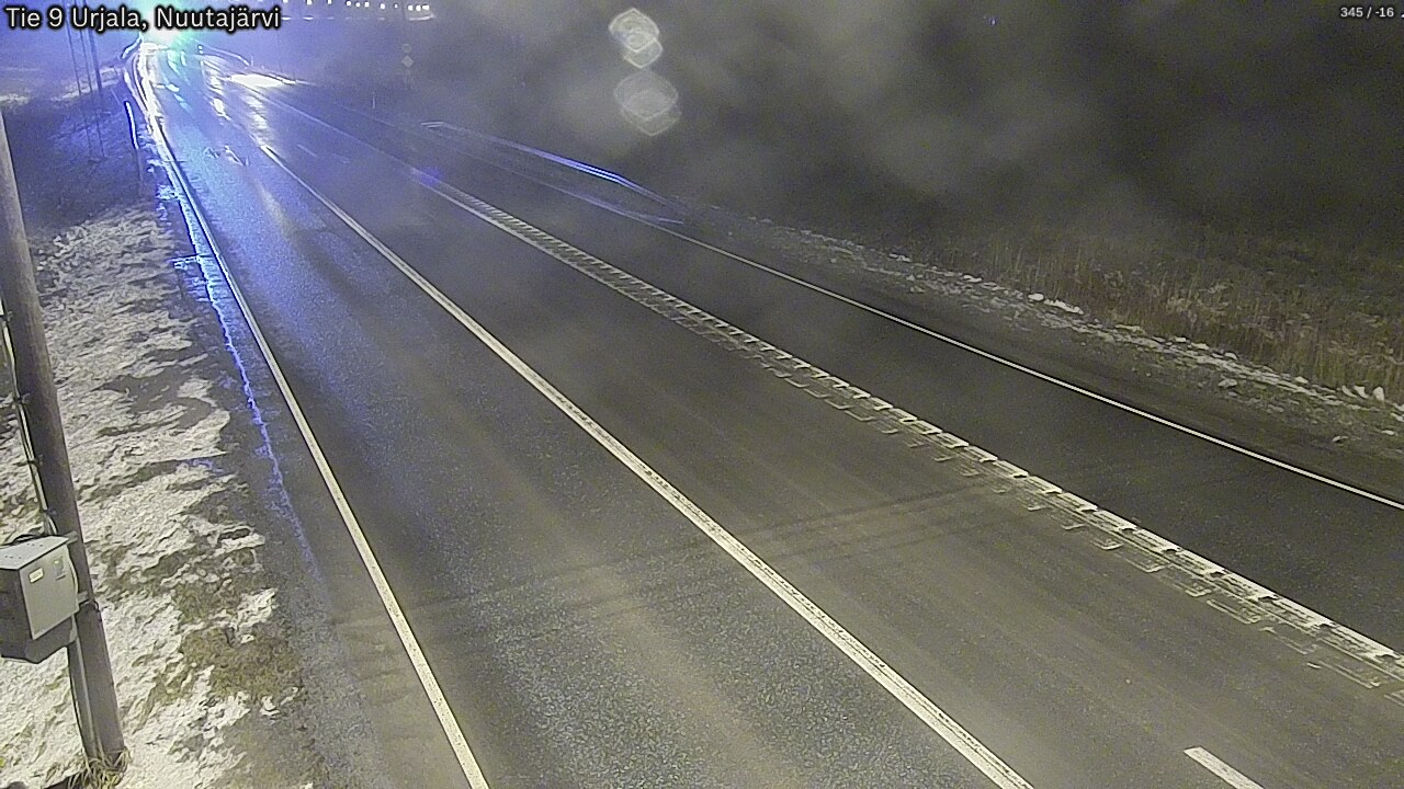 Weather Camera Image Road 9 Urjala, Nuutajärvi, Urjala, Pirkanmaa