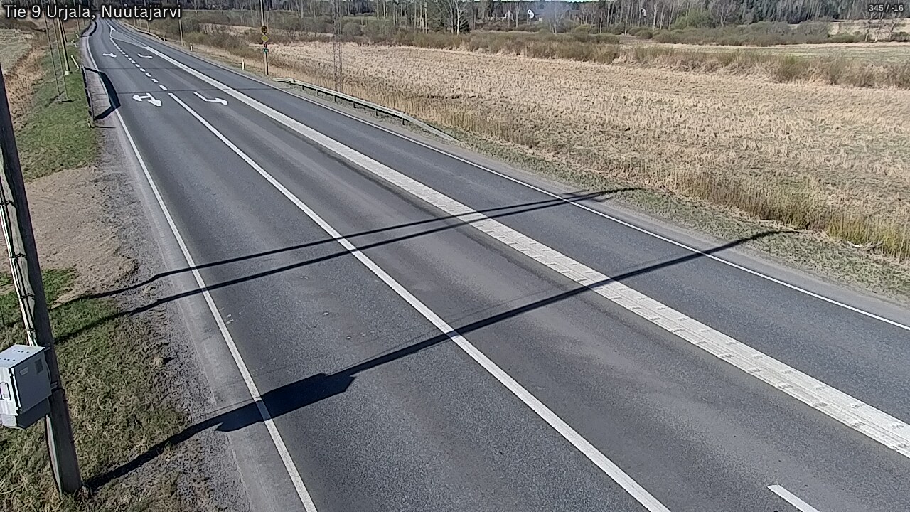 Weather Camera Image Road 9 Urjala, Nuutajärvi, Urjala, Pirkanmaa