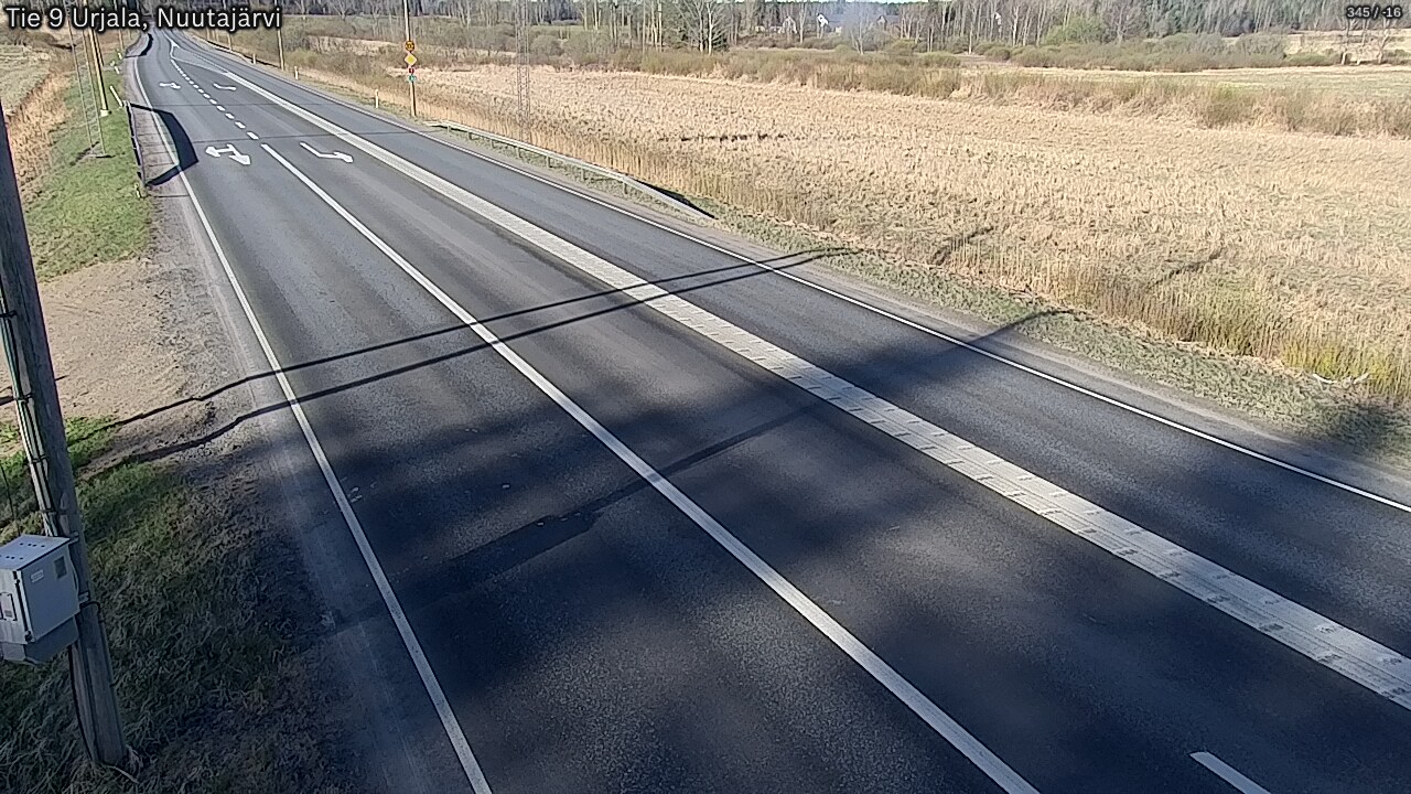 Weather Camera Image Road 9 Urjala, Nuutajärvi, Urjala, Pirkanmaa