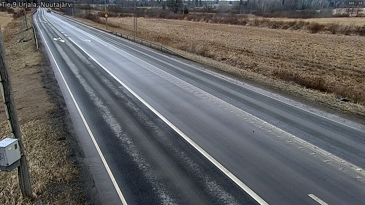Weather Camera Image Road 9 Urjala, Nuutajärvi, Urjala, Pirkanmaa