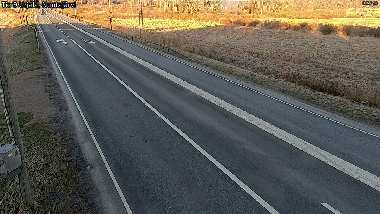 Kelikamerat Kuva Tie 9 Urjala, Nuutajärvi, Urjala, Pirkanmaa