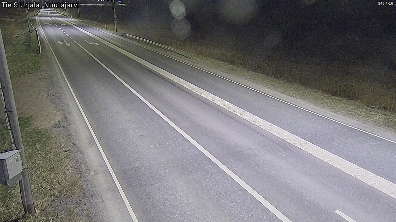 Weather Camera Image Road 9 Urjala, Nuutajärvi, Urjala, Pirkanmaa