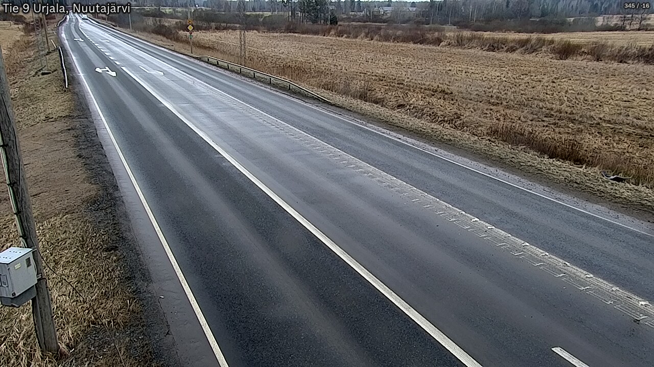 Weather Camera Image Road 9 Urjala, Nuutajärvi, Urjala, Pirkanmaa