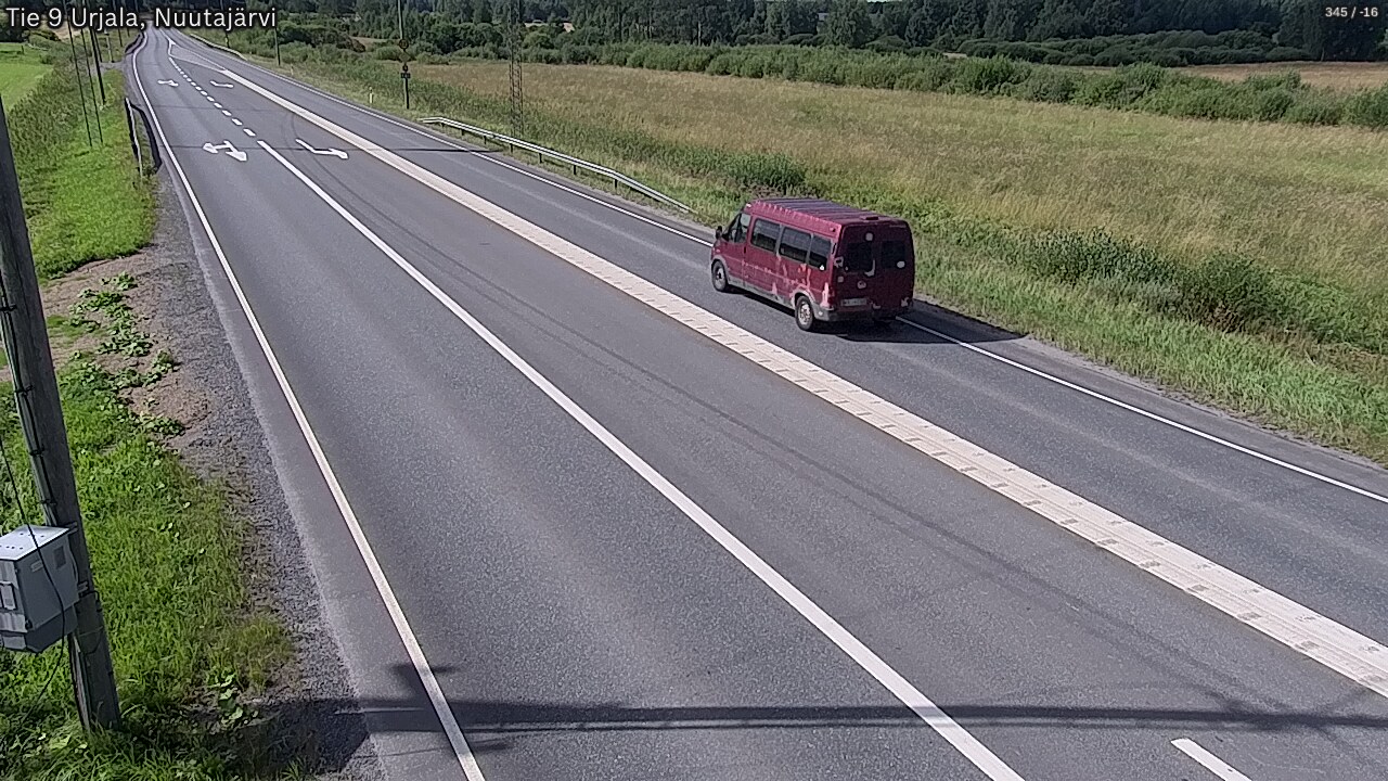 Kelikamerat Kuva Tie 9 Urjala, Nuutajärvi, Urjala, Pirkanmaa