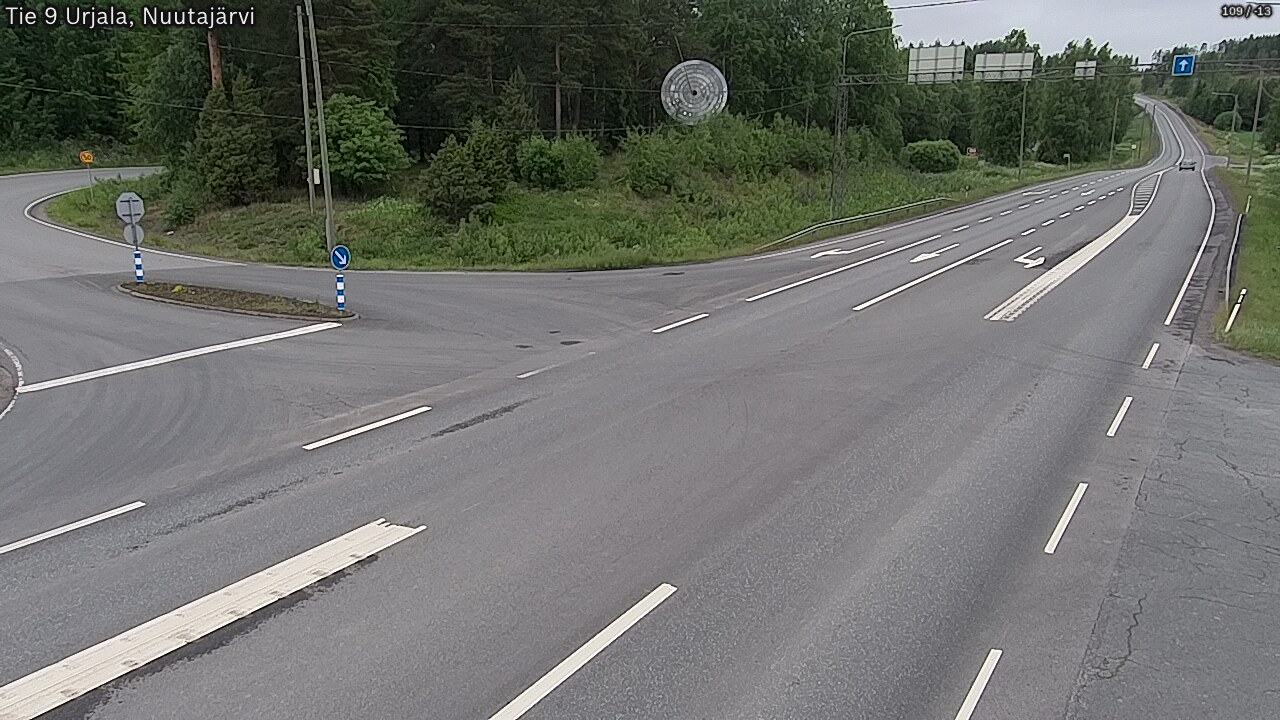 Kelikamerat Kuva Tie 9 Urjala, Nuutajärvi, Urjala, Pirkanmaa