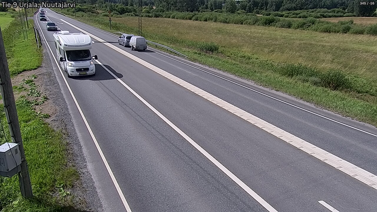 Kelikamerat Kuva Tie 9 Urjala, Nuutajärvi, Urjala, Pirkanmaa