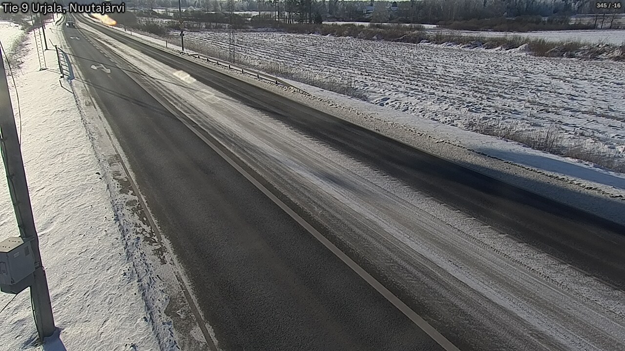 Kelikamerat Kuva Tie 9 Urjala, Nuutajärvi, Urjala, Pirkanmaa