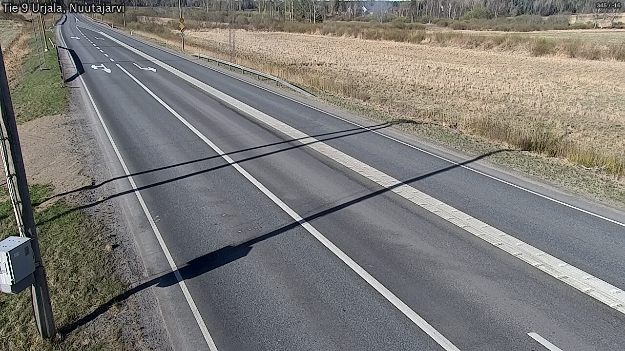 Weather Camera Image Road 9 Urjala, Nuutajärvi, Urjala, Pirkanmaa
