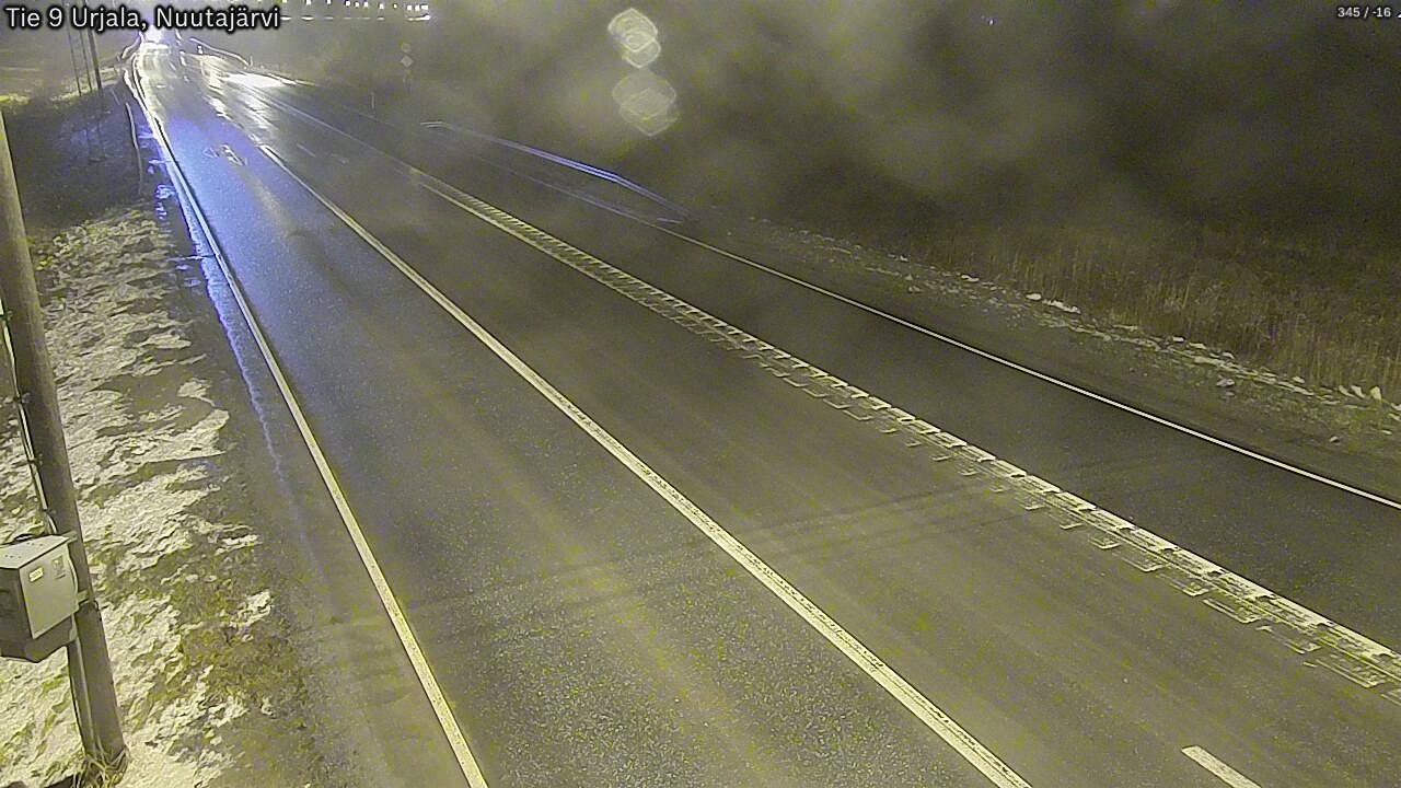 Weather Camera Image Road 9 Urjala, Nuutajärvi, Urjala, Pirkanmaa