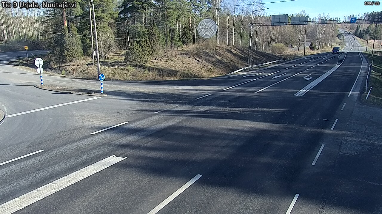 Kelikamerat Kuva Tie 9 Urjala, Nuutajärvi, Urjala, Pirkanmaa