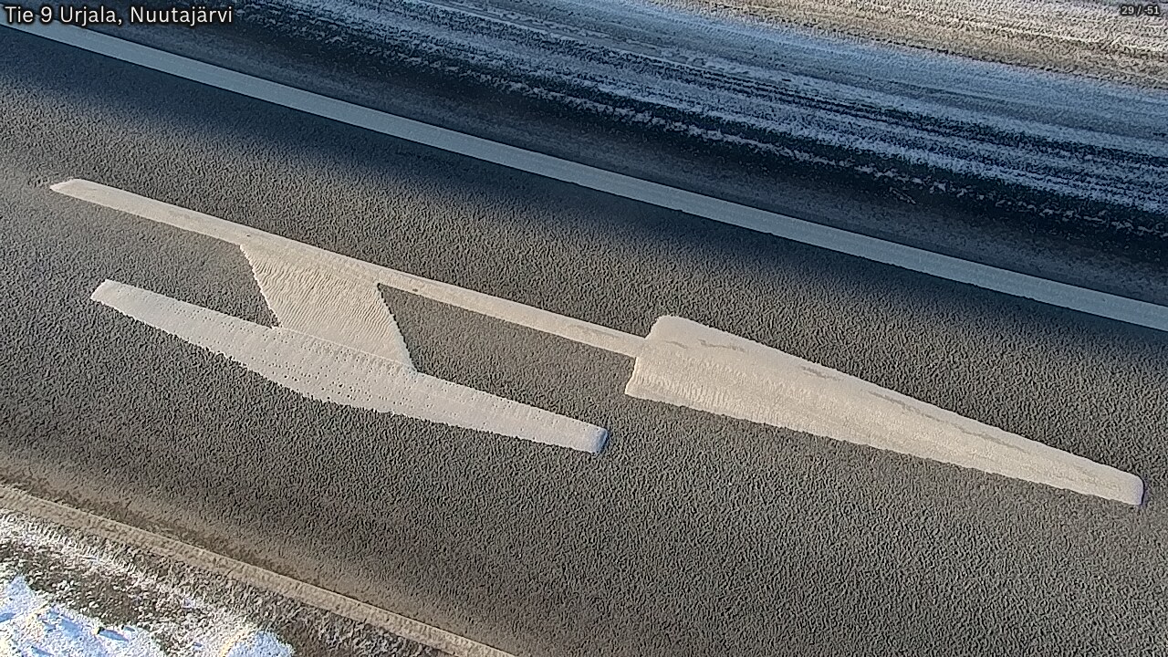 Weather Camera Image Road 9 Urjala, Nuutajärvi, Urjala, Pirkanmaa