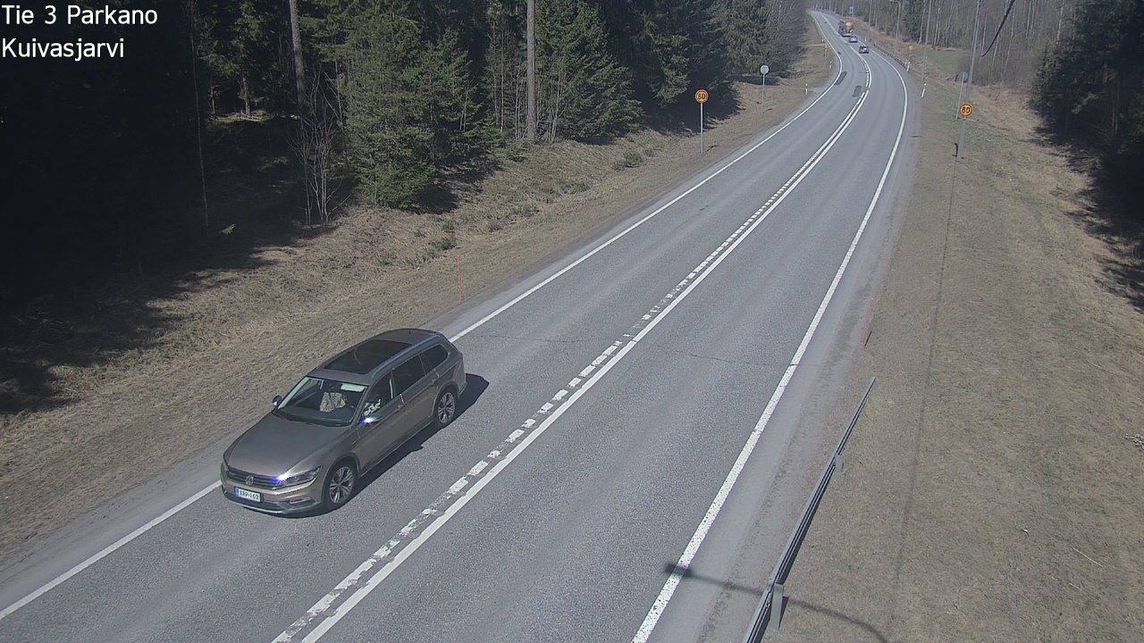 Weather Camera Image Road 3 Parkano, Kuivasjärvi, Parkano, Pirkanmaa