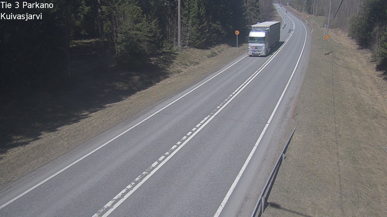 Weather Camera Image Road 3 Parkano, Kuivasjärvi, Parkano, Pirkanmaa