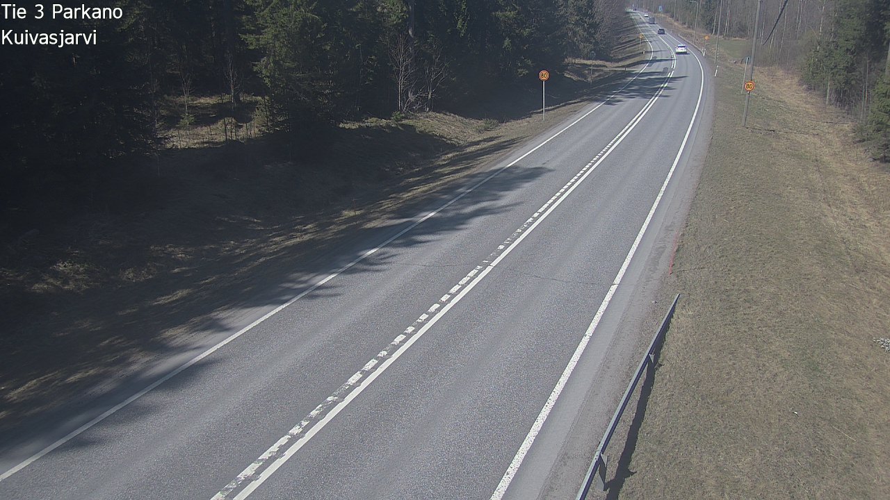 Weather Camera Image Road 3 Parkano, Kuivasjärvi, Parkano, Pirkanmaa