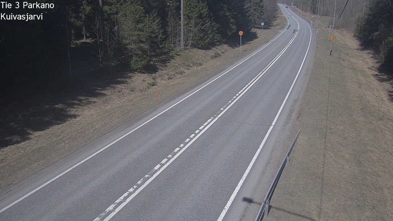 Weather Camera Image Road 3 Parkano, Kuivasjärvi, Parkano, Pirkanmaa