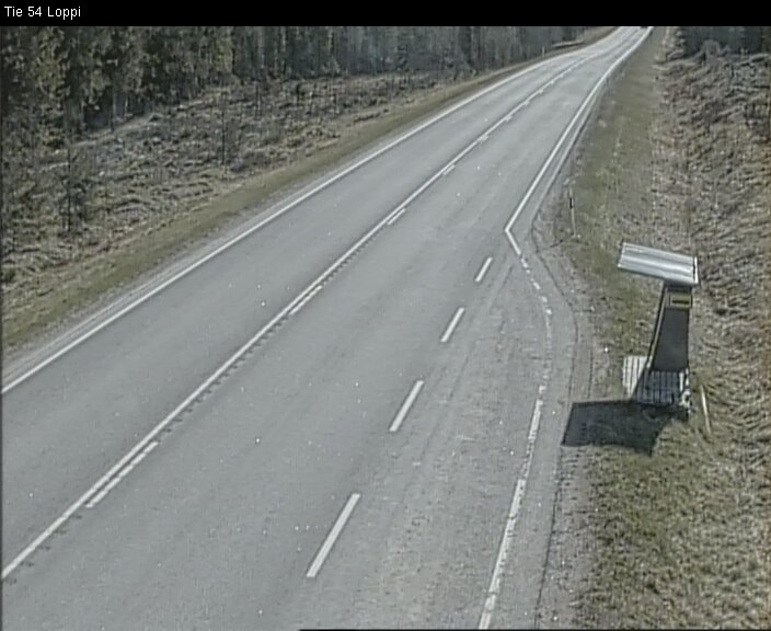 Weather Camera Image Väg 54 Loppi, Loppi, Kanta-Häme