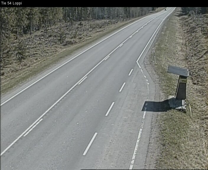Weather Camera Image Väg 54 Loppi, Loppi, Kanta-Häme