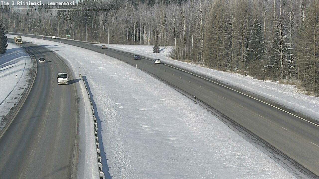 Weather Camera Image Road 3 Riihimäki, Lemmenmäki, Riihimäki, Kanta-Häme
