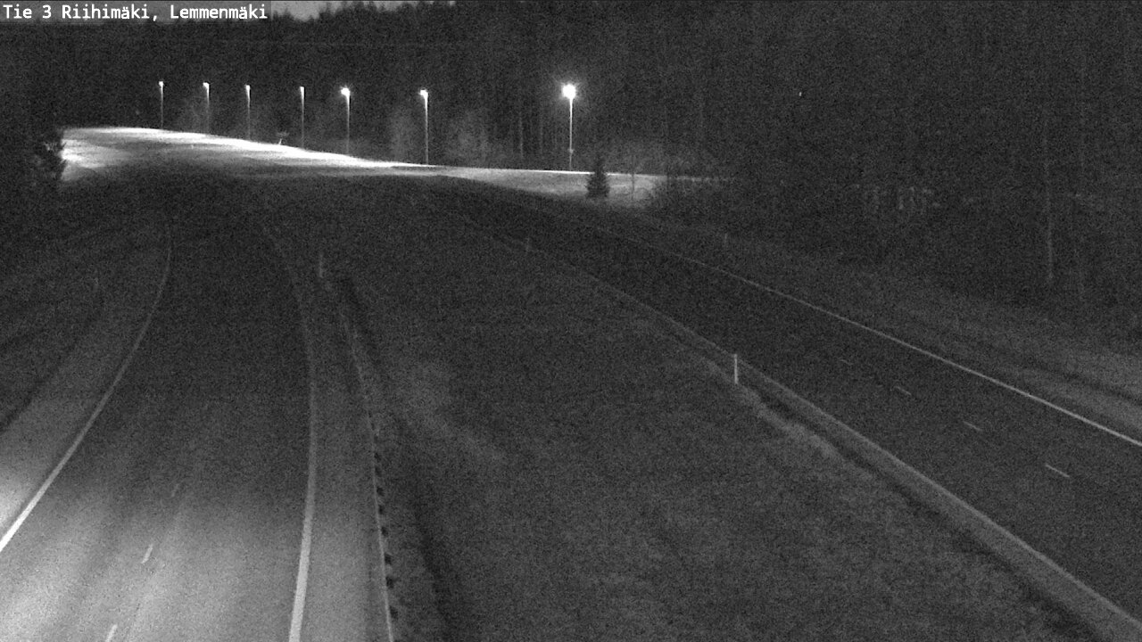 Weather Camera Image Väg 3 Riihimäki, Lemmenmäki, Riihimäki, Kanta-Häme