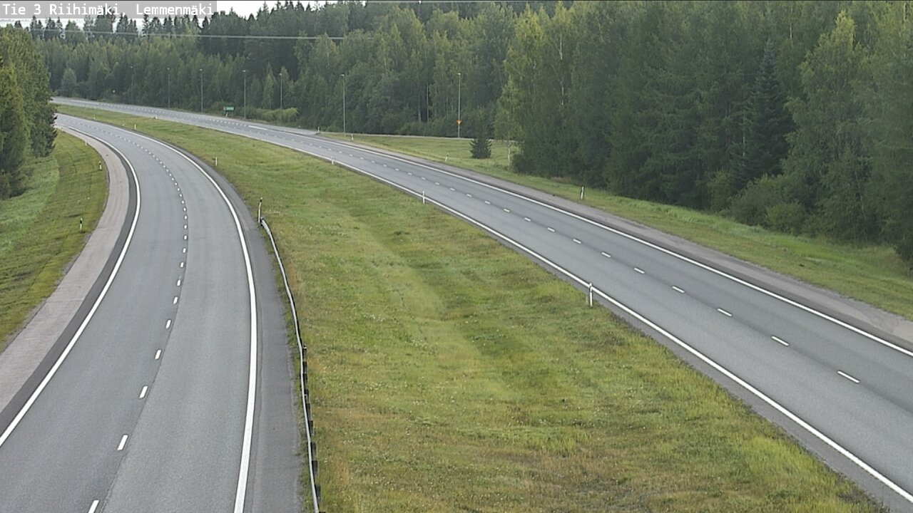 Weather Camera Image Väg 3 Riihimäki, Lemmenmäki, Riihimäki, Kanta-Häme
