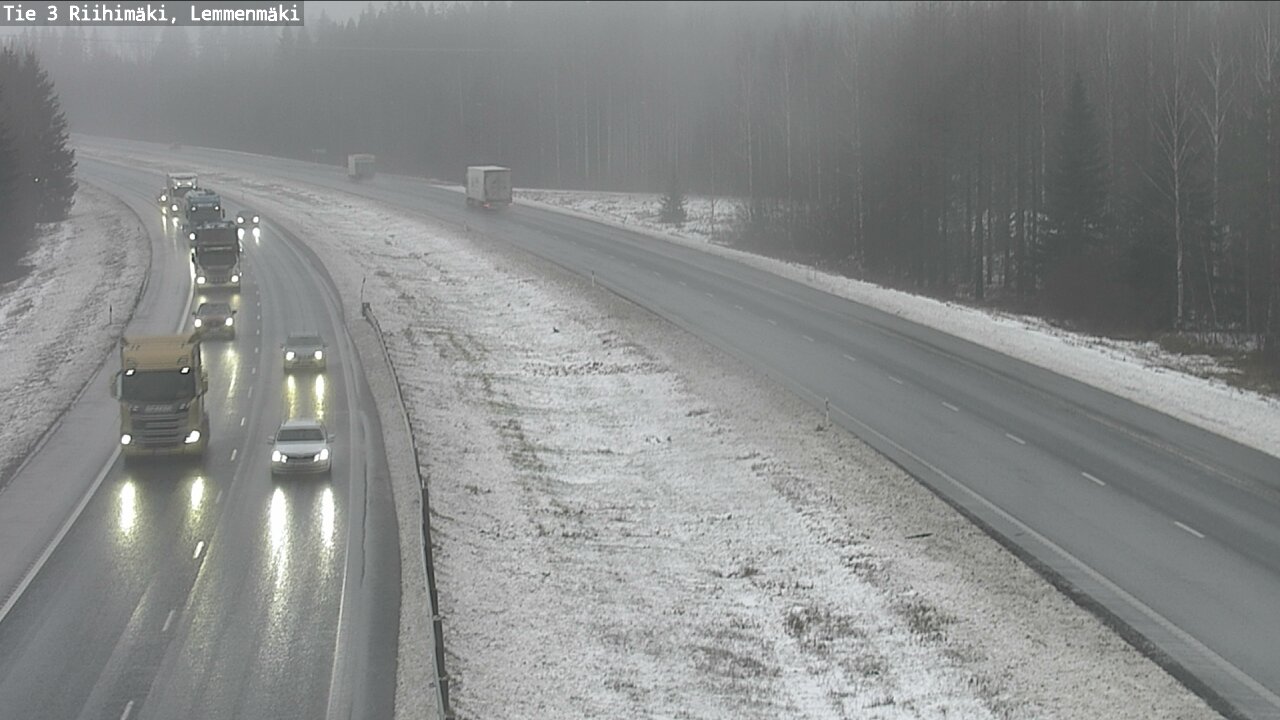 Weather Camera Image Väg 3 Riihimäki, Lemmenmäki, Riihimäki, Kanta-Häme
