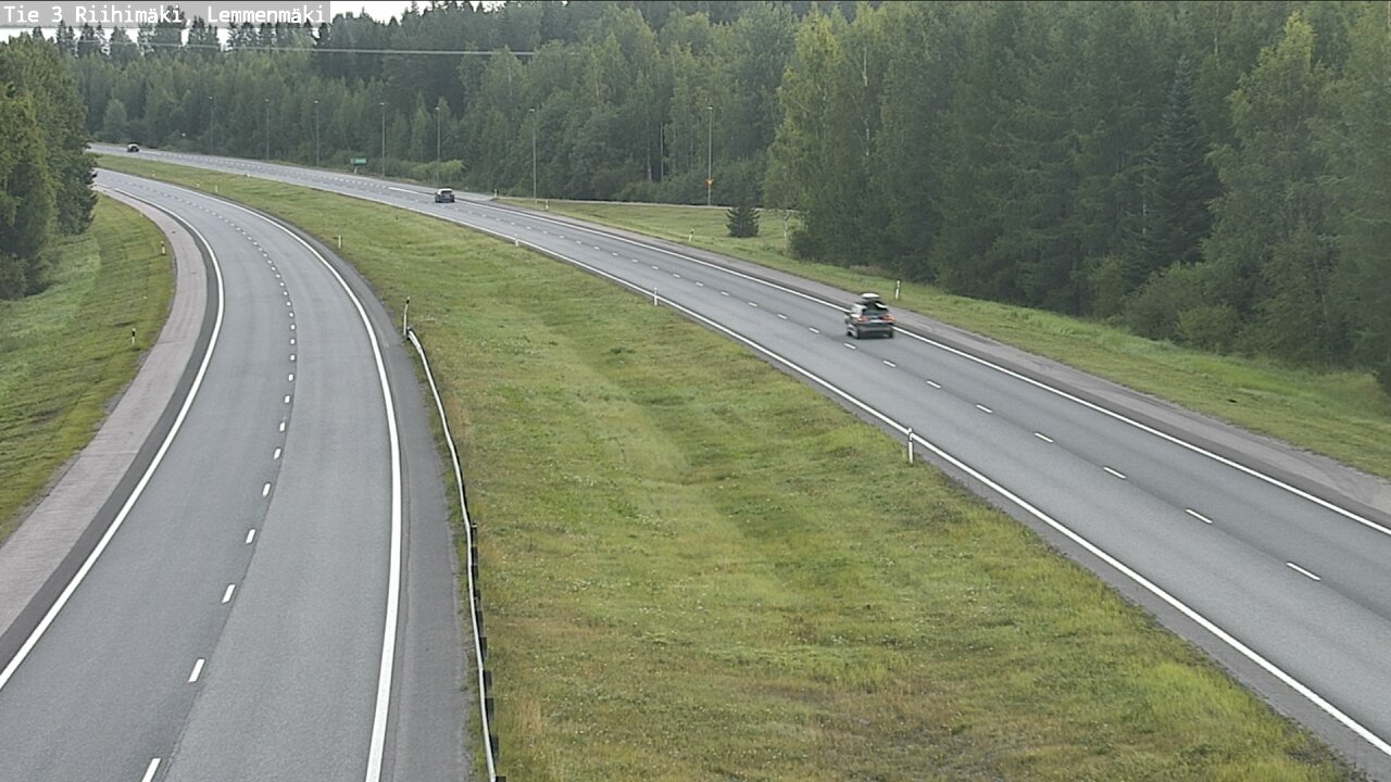 Weather Camera Image Väg 3 Riihimäki, Lemmenmäki, Riihimäki, Kanta-Häme