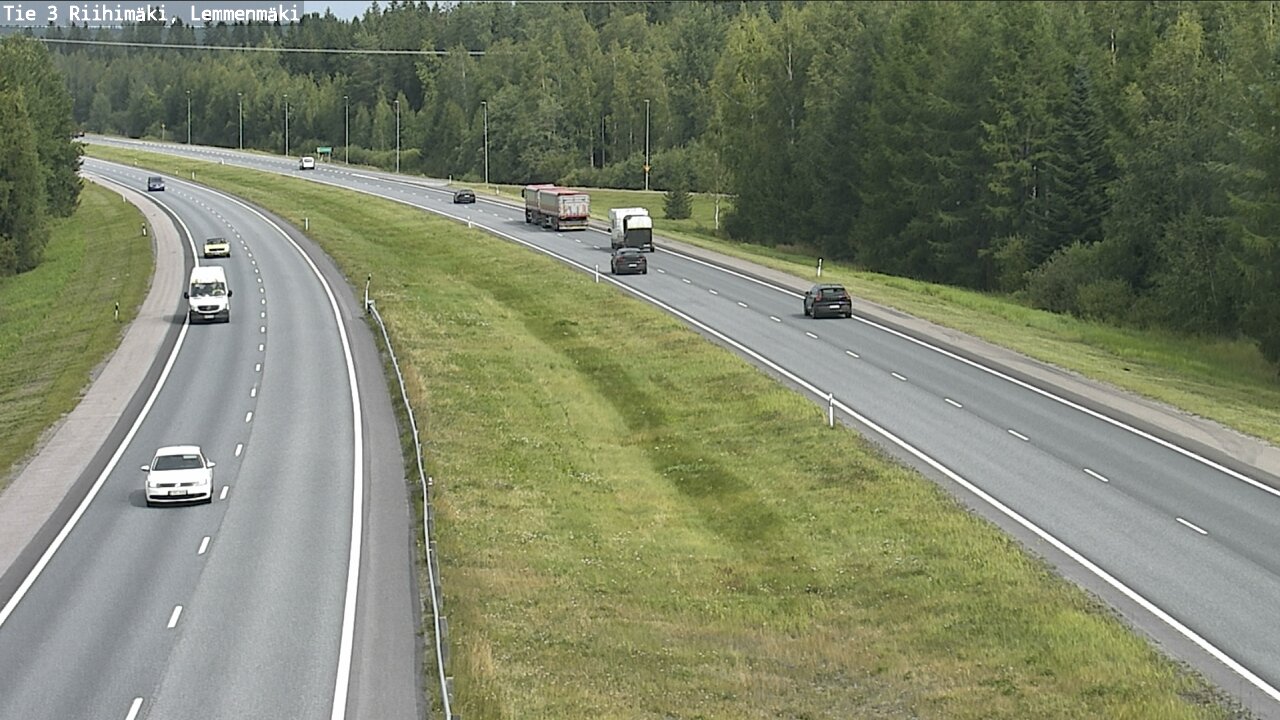 Weather Camera Image Väg 3 Riihimäki, Lemmenmäki, Riihimäki, Kanta-Häme
