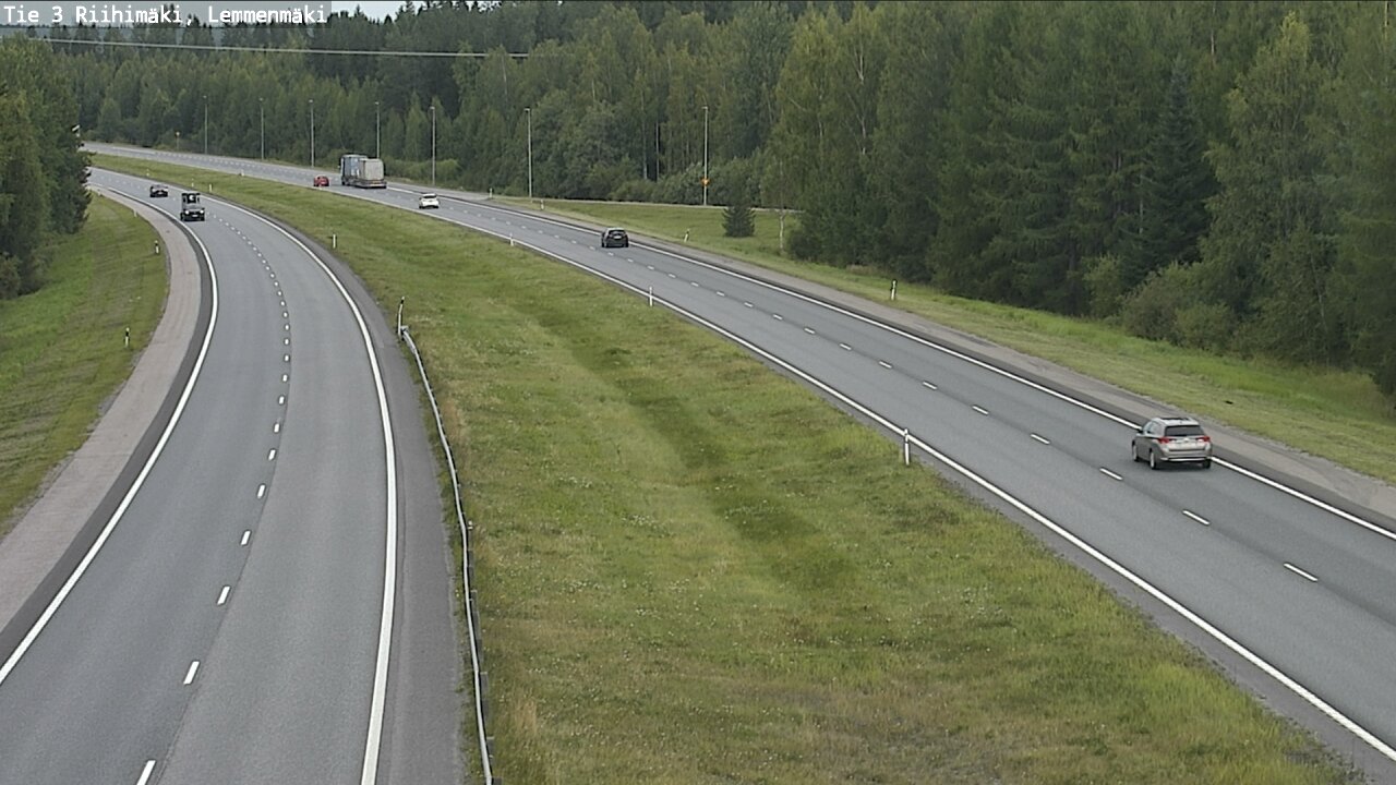 Weather Camera Image Väg 3 Riihimäki, Lemmenmäki, Riihimäki, Kanta-Häme