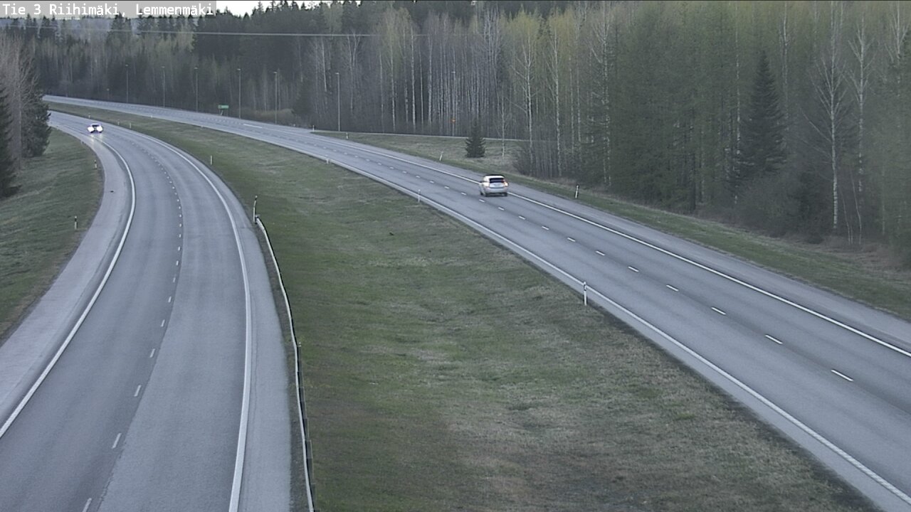 Weather Camera Image Väg 3 Riihimäki, Lemmenmäki, Riihimäki, Kanta-Häme