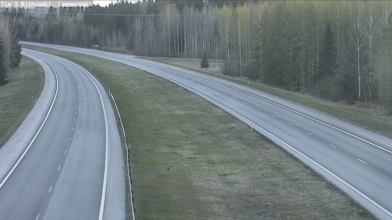 Weather Camera Image Väg 3 Riihimäki, Lemmenmäki, Riihimäki, Kanta-Häme