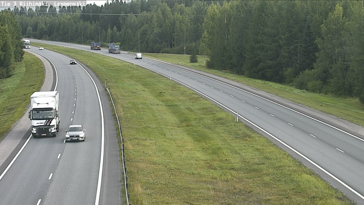 Weather Camera Image Väg 3 Riihimäki, Lemmenmäki, Riihimäki, Kanta-Häme