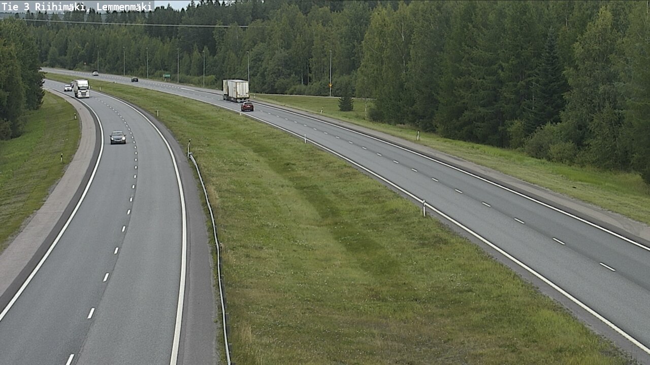 Weather Camera Image Väg 3 Riihimäki, Lemmenmäki, Riihimäki, Kanta-Häme
