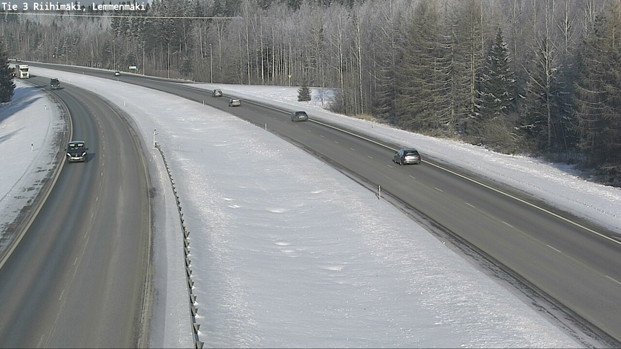 Weather Camera Image Road 3 Riihimäki, Lemmenmäki, Riihimäki, Kanta-Häme