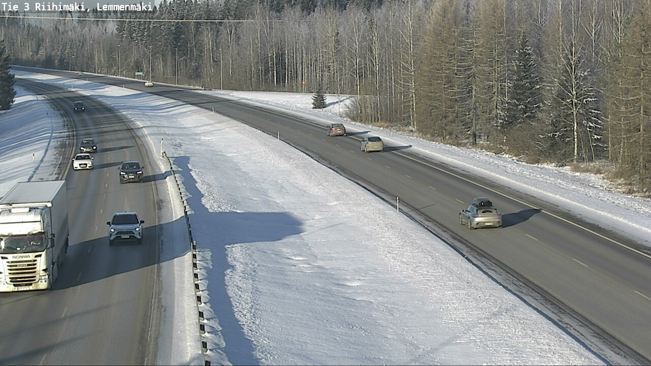 Weather Camera Image Road 3 Riihimäki, Lemmenmäki, Riihimäki, Kanta-Häme