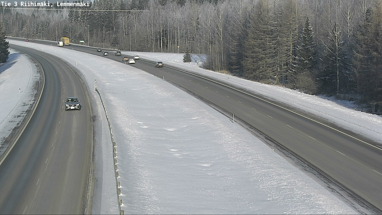 Weather Camera Image Road 3 Riihimäki, Lemmenmäki, Riihimäki, Kanta-Häme