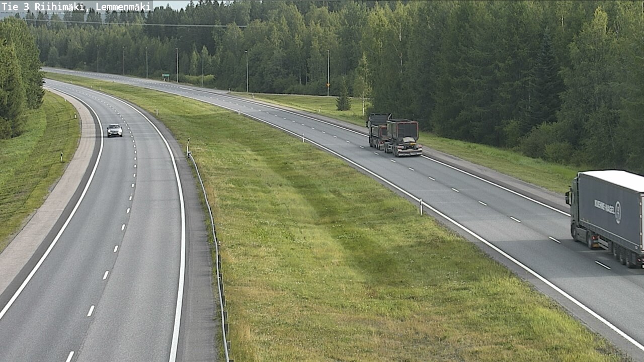 Weather Camera Image Väg 3 Riihimäki, Lemmenmäki, Riihimäki, Kanta-Häme